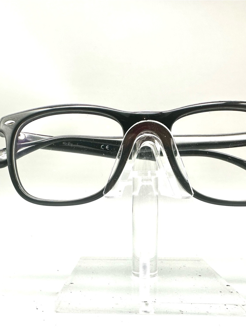 Ray-Ban RB 5248 2000 Black Square Eyeglasses Frames 51-19-145 Mens